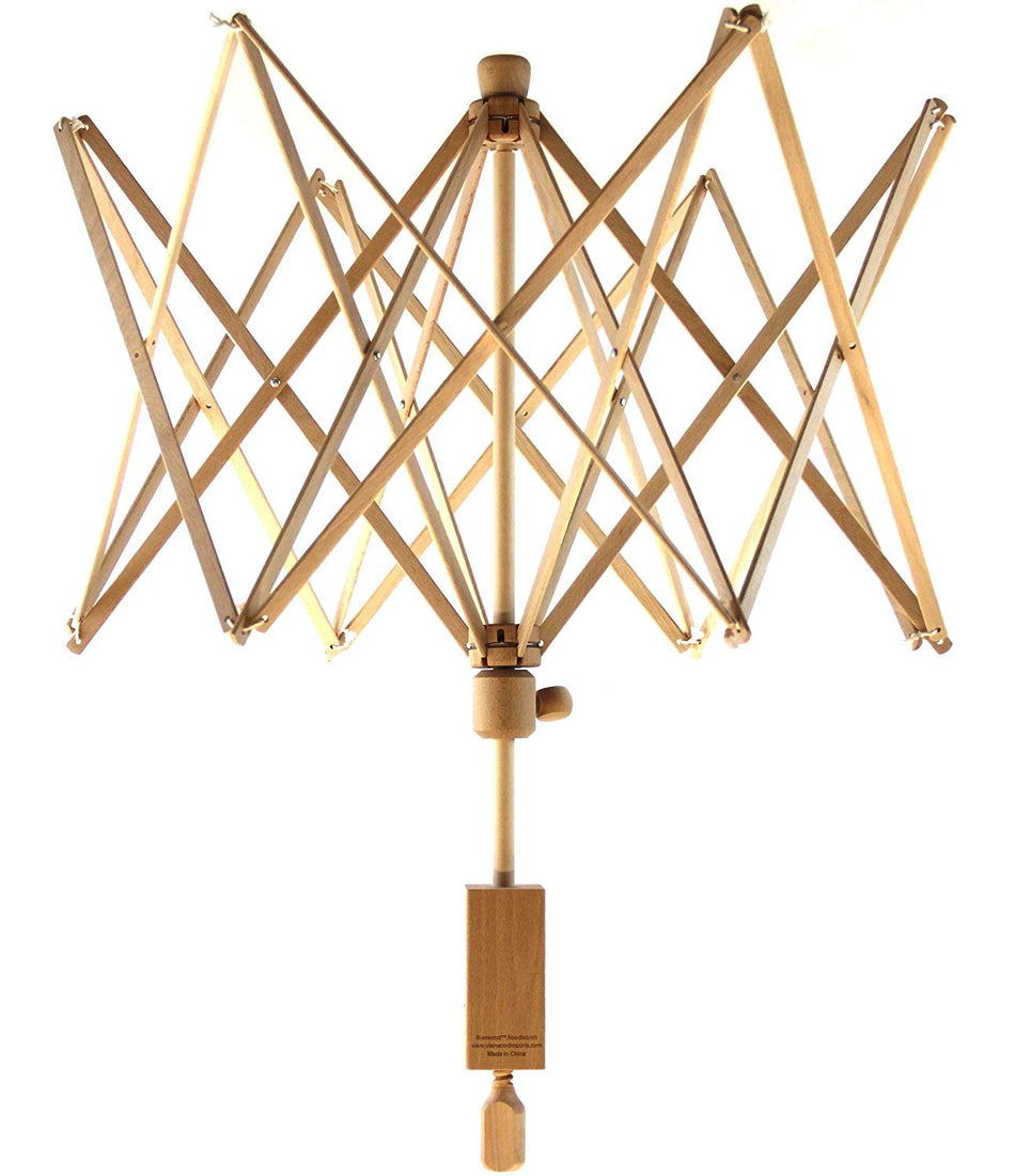 Wooden Umbrella Swift Yarn Winder - Large, 8.5 ft