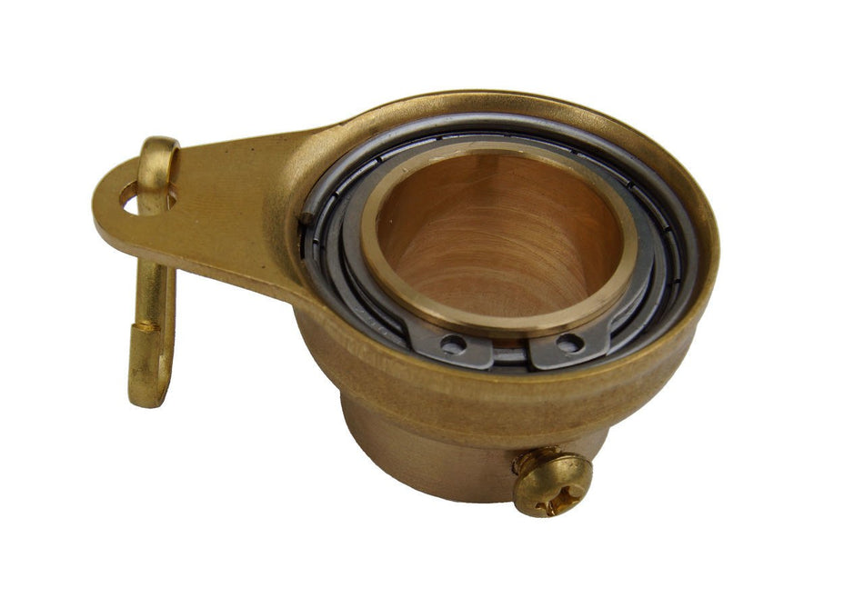 Non Tangle Flagpole Swivel/Rotating Ring,  Brass Spinner with Stainless Steel Bearing - 1", Pack of 2 - Imported