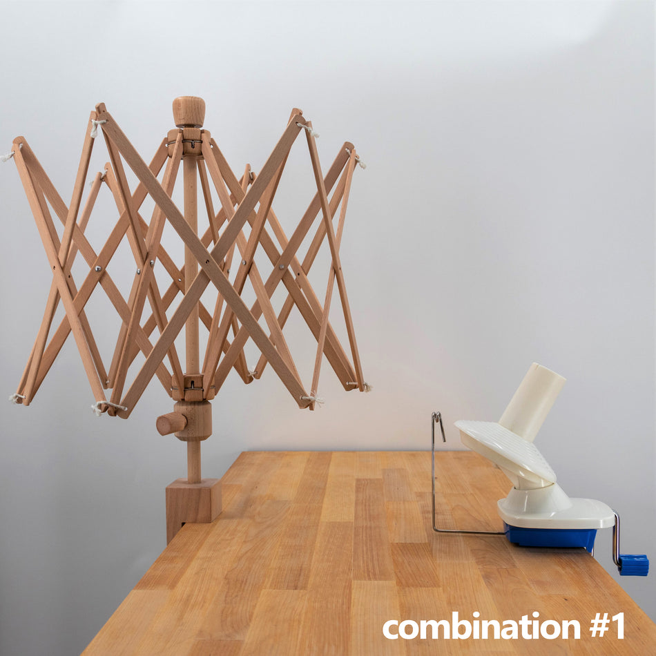 Medium Umbrella Yarn Swift/ Ball Winder YBW-A Combination #1