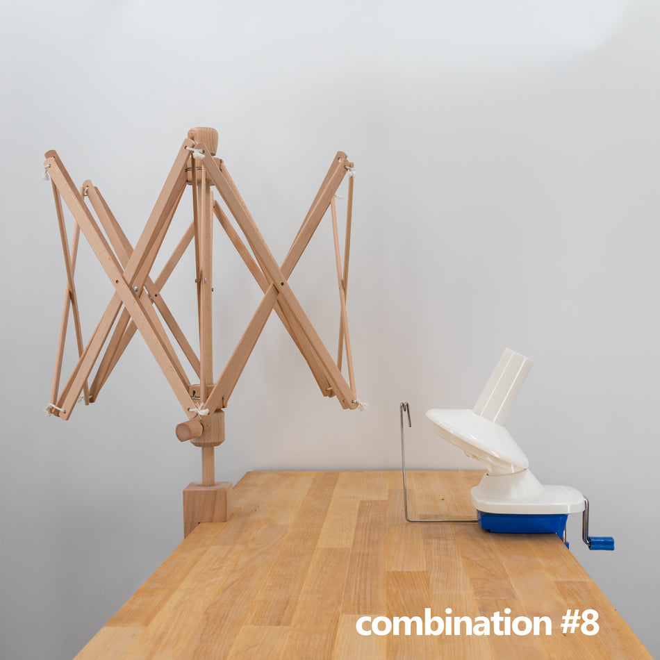 Medium Umbrella Yarn Swift / Ball Winder YBW-M Combination #8