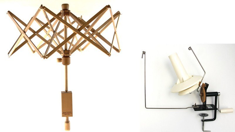 Medium Umbrella Yarn Swift/Large Metal Ball Winder Combination #5