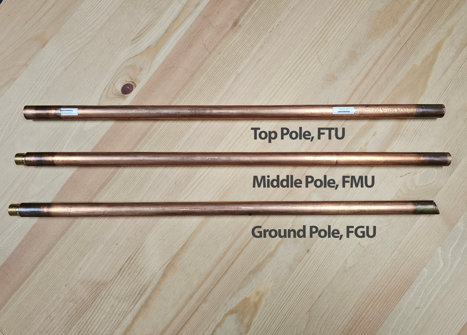 Falling Foliage Copper Pole