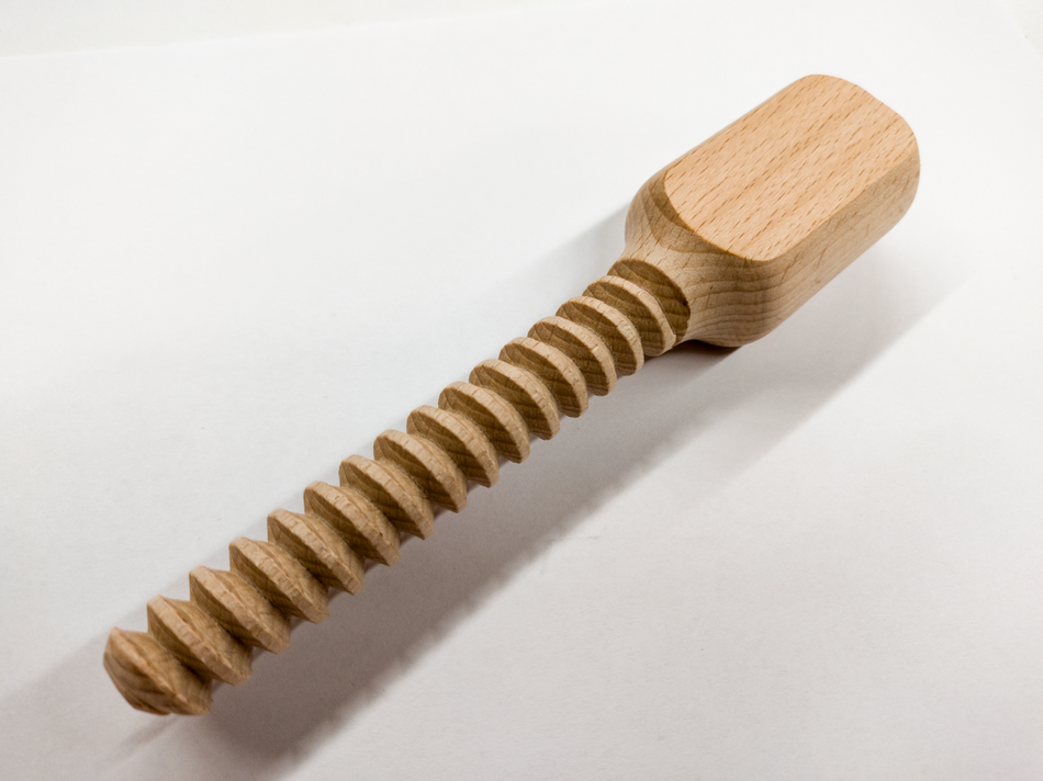 Spare Parts - Large Wooden Screw for Umbrella Yarn Swifts