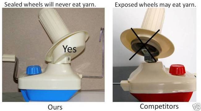 Compact Yarn Ball Winder Hand-Operated YBW-B